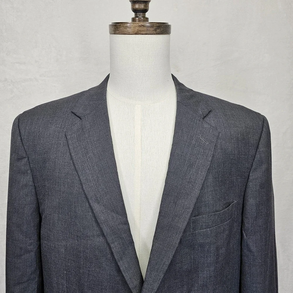 Joseph & Feiss Blazer Mens 46 Regular Wool‎ Two Button Sport Coat Notch Lapel